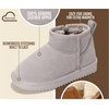 image:image100 Genuine Leather Girls Boots Water Resistant Ankle Boots for GirlsLightgrey Suede