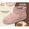 image:image100 Genuine Leather Girls Boots Water Resistant Ankle Boots for GirlsPink