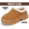 image:image100 Genuine Leather Platform Clogs for Women  Fall Shoes for Women 2026Chestnut Fur