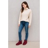 image:image100 Genuine Leather Womens Boots FurLined Booties Ankle Boots for WomenWine Suede