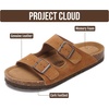 image:image100 Genuine Leather Womens Sandals Slides for Women Everyday Sandals WomenCamel