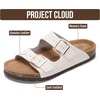 image:image100 Genuine Leather Womens Sandals Slides for Women Everyday Sandals WomenMarble Leather