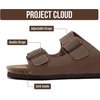 image:image100 Genuine Leather Womens Sandals Slides for Women Everyday Sandals WomenTan