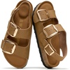 Tan - Rose Gold Buckle