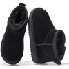 image:image100 Genuine Leather Girls Boots Water Resistant Ankle Boots for GirlsBlack