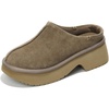 image:image100 Genuine Leather Platform Clogs for Women  Fall Shoes for Women 2026Mushroom