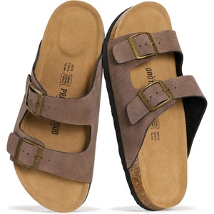 image:image100 Genuine Leather Womens Sandals Slides for Women Everyday Sandals WomenBrown Sugar Leather