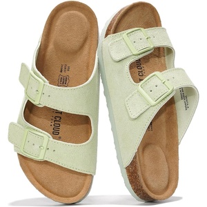image:image100 Genuine Leather Womens Sandals Slides for Women Everyday Sandals WomenSage