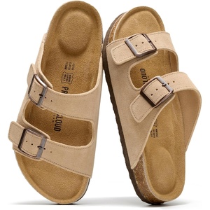 image:image100 Genuine Leather Womens Sandals Slides for Women Everyday Sandals WomenSandbar Leather