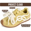 image:imageFashion Sneakers for Girls Girls Shoes with strechlaces for Easy Slip inLight Yellow