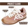image:imageFashion Sneakers for Girls Girls Shoes with strechlaces for Easy Slip inNude
