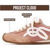image:imageFashion Sneakers for Girls Girls Shoes with strechlaces for Easy Slip inNude