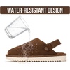 image:image100 Genuine Leather Clogs for Kids Kids Clogs with Backstrap Fall ShoesMocha Suede