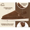 image:image100 Genuine Leather Clogs for Kids Kids Clogs with Backstrap Fall ShoesMocha Suede