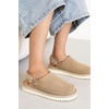 image:image100 Genuine Leather Clogs for Kids Kids Clogs with Backstrap Fall ShoesSand Suede
