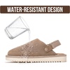 image:image100 Genuine Leather Clogs for Kids Kids Clogs with Backstrap Fall ShoesSand Suede