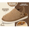 image:image100 Genuine Leather Clogs for Kids Kids Clogs with Backstrap Fall ShoesWheat Suede