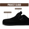 image:image100 Full Grain Genuine Leather Clogs for Men  Fall Shoes for Men 2026Jet Black Suede