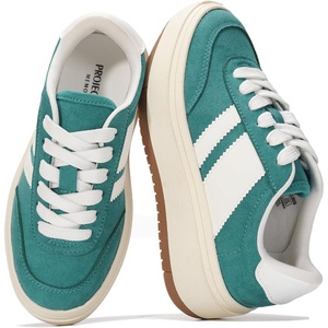 image:imagePlatform Sneakers for Girls LaceUp Girls shoes  Platform Shoes For GirlsForest Green