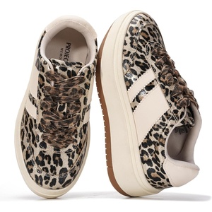 image:imagePlatform Sneakers for Girls LaceUp Girls shoes  Platform Shoes For GirlsLeopard