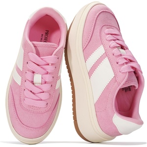 image:imagePlatform Sneakers for Girls LaceUp Girls shoes  Platform Shoes For GirlsPink