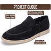image:image100 Genuine Leather Loafers for Mens Venetian Mens Loafers  Shoes for MenBlack Genuine Suede