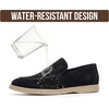 image:image100 Genuine Leather Loafers for Mens Venetian Mens Loafers  Shoes for MenBlack Suede