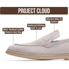 image:image100 Genuine Leather Loafers for Mens Venetian Mens Loafers  Shoes for MenLight Grey Suede
