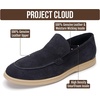 image:image100 Genuine Leather Loafers for Mens Venetian Mens Loafers  Shoes for MenNavy Suede