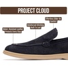 image:image100 Genuine Leather Loafers for Mens Venetian Mens Loafers  Shoes for MenNavy Suede