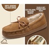 image:imageProject Cloud 100 Genuine Leather Slippers for Men Moccasins Mens LoafersChestnut Suede