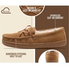 image:imageProject Cloud 100 Genuine Leather Slippers for Men Moccasins Mens LoafersChestnut Suede
