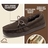 image:imageProject Cloud 100 Genuine Leather Slippers for Men Moccasins Mens LoafersChocolate Suede