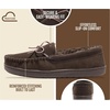 image:imageProject Cloud 100 Genuine Leather Slippers for Men Moccasins Mens LoafersChocolate Suede