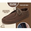 image:image100 Genuine Leather Loafers for Men Easy Slip on Mens Loafers  Men ShoesChestnut Suede