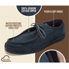 image:image100 Genuine Leather Loafers for Men Easy Slip on Mens Loafers  Men ShoesNavy Suede
