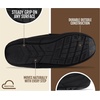 image:image100 Genuine Leather Mens Slippers SlipOn Mens Shoes Loafers for MenBlack Leather