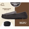 image:image100 Genuine Leather Mens Slippers SlipOn Mens Shoes Loafers for MenChoco Brown Leather