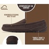 image:image100 Genuine Leather Mens Slippers SlipOn Mens Shoes Loafers for MenChocolate Suede
