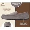 image:image100 Genuine Leather Mens Slippers SlipOn Mens Shoes Loafers for MenGrey Suede