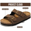 image:image100 Genuine Leather Sandals for kids Slides for Boys amp Girls Kids sandalsBrown Sugar