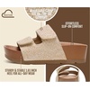 image:imageGirls Sandals with Adjustable Buckle Kids Sandals Wedge Sandals for GirlsNatural Raffia