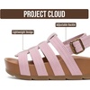 image:imageGirls Sandals with Adjustable Buckle Kids Sandals Wedge Sandals for GirlsPink