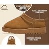 image:imageProject Cloud 100 Genuine Leather Slippers for Kids  Slip On SlippersChestnut Suede