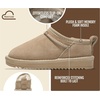 image:imageProject Cloud 100 Genuine Leather Slippers for Kids  Slip On SlippersSand Suede