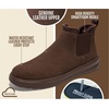 image:imageProject Cloud Genuine Leather Boots For Men  Ankle Chelsea Mens BootsMocha Suede