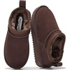 image:imageProject Cloud 100 Genuine Leather Slippers for Kids  Slip On SlippersChocolate Suede