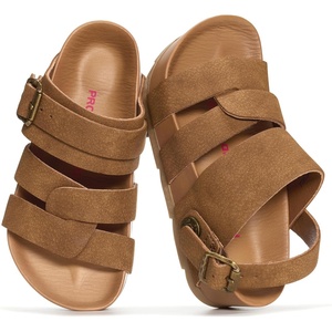 image:imageGirls Sandals with Adjustable Buckle Kids Sandals Wedge Sandals for GirlsSienna